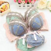 sexy dessous BH kurze sätze drei zeilen Spitzen Unterwäsche sexy Mädchen BH frankreich Marke BH Sets Grosse tass