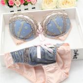 sexy dessous BH kurze sätze drei zeilen Spitzen Unterwäsche sexy Mädchen BH frankreich Marke BH Sets Grosse tass