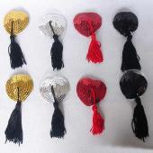 heiße Tassel sexy sex produkt spielzeug Damen dessous pailletten Brust BH Nippel pasties aufKleber blütenblätter