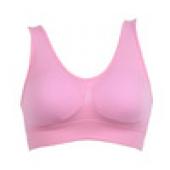 Damen Sport BH Weste Gepolsterte  Pflanzliche Tops Unterwäsche 7 Farben keine kabel rim BHs