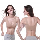 Lady scheren Nahtlose Weste Sport BH Unterwäsche lässig 3Colors