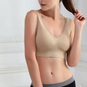 heiße casual Damen Feste Spitzen fitness Sport BH Gepolsterte  BH Pflanze Top stretch Weste
