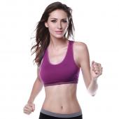 neue Damen Nahtlos gehen Weste Spitzen Sport FreiZeit Unterwäsche BH Tank Pflanzliche Tops