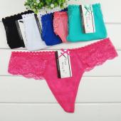 kostenLoser Versand heißes Verkauf Marke Damen sexy Spitzen tanga Höschen aus g String bw052 Damen Unterwäsche