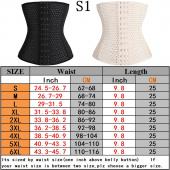 kein körper Taille Bauch trimmer Schwarz 4 Stahl knochen Taille trainer cincher Damen dessous gewicht zu Verlieren