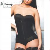 Haken und reißverschluss latex Taille trainer sexy Taille Ausbildung Korsetts underbust Taille cincher Korsett körper