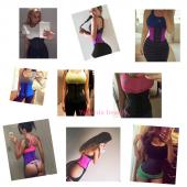 fabrik latex Body shaper hintern zeigte schlankheits Unterwäsche Taille aus latex Korsett unter trainer Korsetts