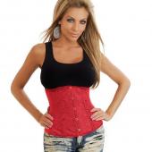 heißes Verkauf sexy dessous 3 Farben Schwarz Weiss goth underbust Cupless Taille Ausbildung Korsett Bustier Top