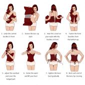 Damen körperForm corpete corselet gothic korsage und Grösse s 6xl dessous sexy corpetes e espartilhos Taille ausbildun