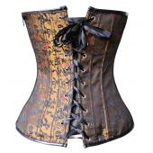 double y abgesperrte gothic Steampunk Korsett Damen Kleidung Taille Ausbildung Korsetts und Bustiers