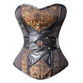double y abgesperrte gothic Steampunk Korsett Damen Kleidung Taille Ausbildung Korsetts und Bustiers