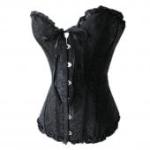 sexy corselet Damen Bustiers Top Satin BeStickt Taille Ausbildung overbust Korsetts und Grösse s 4xl sexy dessous heiß