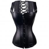 x neue Steampunk Stahl knochen Spitzen wieder sexy körper Bustier Korsett Damen Taille Ausbildung Korsetts