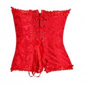 Damen sexy Satin Korsett brokat Floral Bustier Top Spitze wieder dessous Bodyshaper shapewear Taille Ausbildung