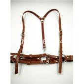 Top Fashion Punk Harajuku handgefertigte o Ring Strumpfbänder Leder körper Formt geschirr Taillengürtel bondage