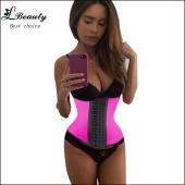 Stahl knochen Damen Taille Ausbildung corselet latex Taille cincher Sport latex Korsett Bustier underbust corpetes