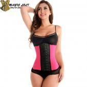 heiße latex Taille cincher Stahl ohne Taille Ausbildung Korsett Schwarz corselet underbust latex Taille trainer billige