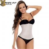 heiße latex Taille cincher Stahl ohne Taille Ausbildung Korsett Schwarz corselet underbust latex Taille trainer billige