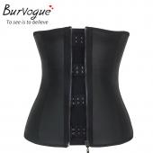 burVogue sexy Damen Stahl knochen Taille Ausbildung Korsett und Bustiers underbust latex cincher Sport abnehmen