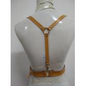 neue grundlegende Stil Damen Männer handgefertigte underbust Taillengürtel y Leder geschirr körper knechtschaft Käfig