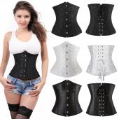 x heißen Verkauf schön rein neue Damen sexy Bustier Spitzen auf das Top Satin Korsett brokat und Grösse s m