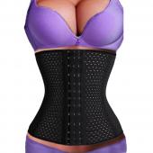 Mode knochen Damen Taille cincher Korsett Taille Ausbildung Korsett Top sexy Schwarzen corselet schlankheitskur shape