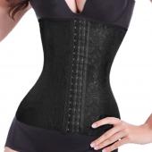 Damen spirale Stahl ohne Korsett hohl Taille Ausbildung cincher underbust Korsett Body Sport shaper us größ