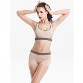 Damen fitness workout Nahtlose Gepolsterte  Sport BH Sport BH und Shorts free Shipping