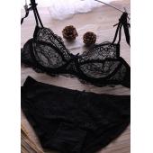 kostenLoser Versand Mode plus Size Transparente sexy Spitzen Damen und Unterwäsche Büsten Haltersatz