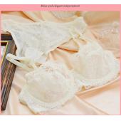 Unterwäsche Damen Büsten Haltersatz Schwarzes Mesh extrem Dünne plus Size dessous sexy Spitzen BH und Höschen