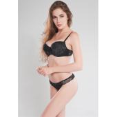 plus Grösse 36 38 40 c tt Rosa dessous Set von Spitzen Blumen gay Unterwäsche push up BH und Höschen Sets