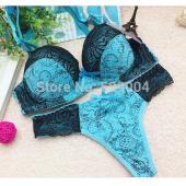 Deutet an Damen mit sexy plus Size BH und Höschen Setzt Spitzenhäubchen tanga BH Set c d e 34 36 38 sexy dessous