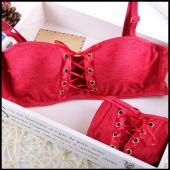 Japanische super sexy push up BH intimitäten mit Weissen und Schwarzen Prinzessin Riemen gürtel Spitzen Damen BH Set