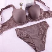 plus Size Büstenhaltersatz d e Cup 42e 40e Unterwäsche für Damen dessous Marke groß Spitzen BHs und Höschen hat