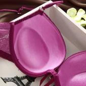 sexy Damen Spitzen Baumwolle Büsten Haltersatz gemütliche Unterwäsche push up BH und slip