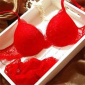 sexy Damen Tiefe v Spitzen decro Underwire Büstenhaltersatz push up solide 32a 38c BH outfit