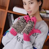 neue attracive Herbst Winter Handschuhe Damen Handschuhe süß Schöne Cartoon aus igel handschuh guantes tacticos 