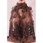 wunderbare Chiffon Pfau lange weichen Schal mehr Farbe Grösse 190 * 43mm wrap Schal hat für Modebewusste Damen mädch