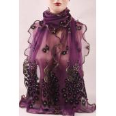 wunderbare Chiffon Pfau lange weichen Schal mehr Farbe Grösse 190 * 43mm wrap Schal hat für Modebewusste Damen mädch