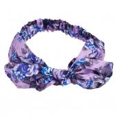 neu Design Rose Blume stirnbänder Damen karierten Haargummis causual weibliche Haar Accessoires aug3