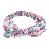 neu Design Rose Blume stirnbänder Damen karierten Haargummis causual weibliche Haar Accessoires aug3