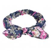 neu Design Rose Blume stirnbänder Damen karierten Haargummis causual weibliche Haar Accessoires aug3