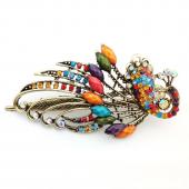 1 Stück Eleganten weiblichen retro Haar Clips Crystal Schmetterling Blume kämme Haar klebt Damen Kleider