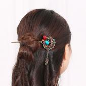 1 Stück Eleganten weiblichen retro Haar Clips Crystal Schmetterling Blume kämme Haar klebt Damen Kleider