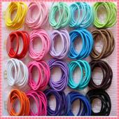 Mode Haar Accessoires elastischen Haargummis für Damen Süssigkeiten Farbe kleine Kinder tragen stirnbänder Haar Seil