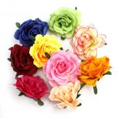 in scharen tuch Rote Rose Blume HaarSpange Haarnadel diy KopfSchmuck Haar Accessoires für Braut Hochzeit