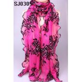 kostenLoser Versand neue produkte heiß Verkaufen Chiffon Blume lange weiche Seide Rayon tuch wickeln Schal