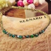 kostenLoser Versand Mode Damen Mädchen Rosa Crystal Bündchen barrett Clips für Haar Accessoires 7 Farben