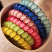 groß neue Damen Kopfschmuck Kopf Blume Haar Accessoires Haar Ring Haar Seil Süssigkeiten Farbige Telefon 12 Farben