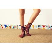 der Grosshandel im Frühjahr neue caramell Marke ladies Socken lässig meias weibliche Baumwolle Jacquard